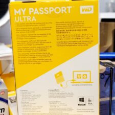 WD 1TB Black-Gray My Passport Ultra Portable External Hard Drive - USB 3.0 - WDBTLG0010BGY-WESN New